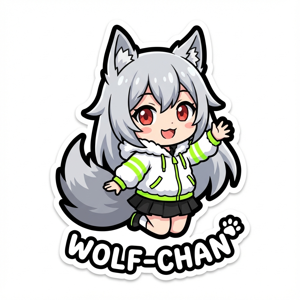 Wolf-chan Mascot